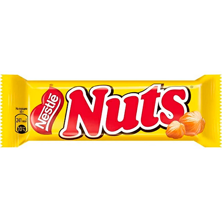 Новогодний подарок Шоколадный батончик Nuts