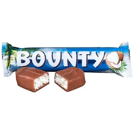 Шоколадный батончик Bounty 55гр