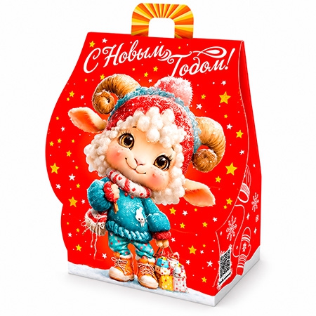 Жаңа жылдық сыйлық Домик Кучеряшки