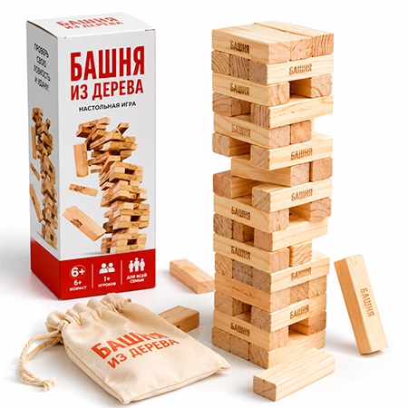 Жаңа жылдық сыйлық Игра Дженга