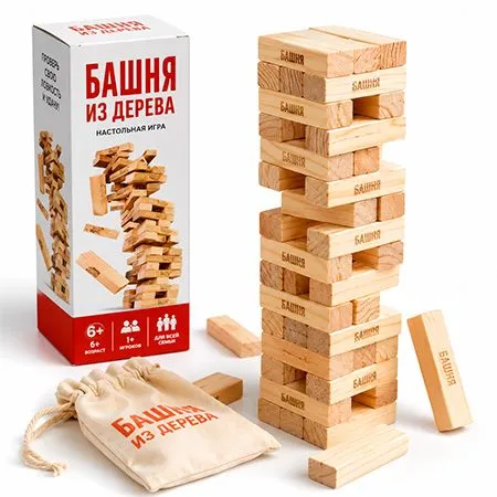 Жаңа жылдық сыйлық Игра Дженга
