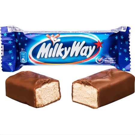 Новогодний подарок Шоколадный батончик MilkyWay